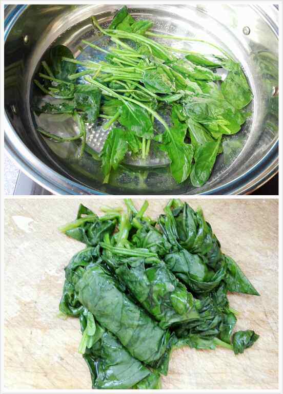 菠菜戚风蛋糕步骤1