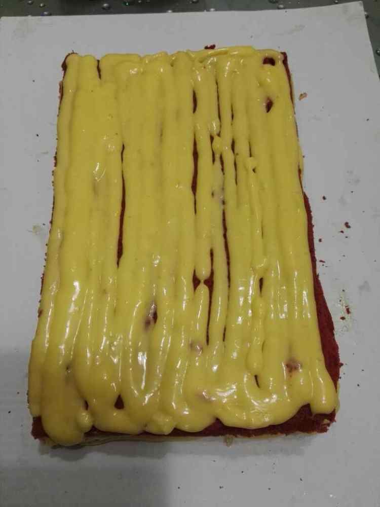 石榴乳酪丝绒蛋糕步骤19
