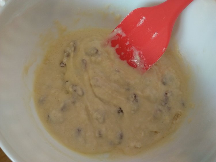 葡萄干酥粒麦芬步骤5
