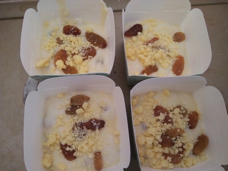 葡萄干酥粒麦芬步骤7