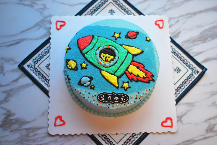 小火箭生日蛋糕步骤13