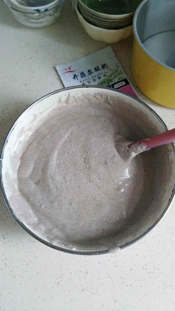 酸奶黑米戚风蛋糕步骤13