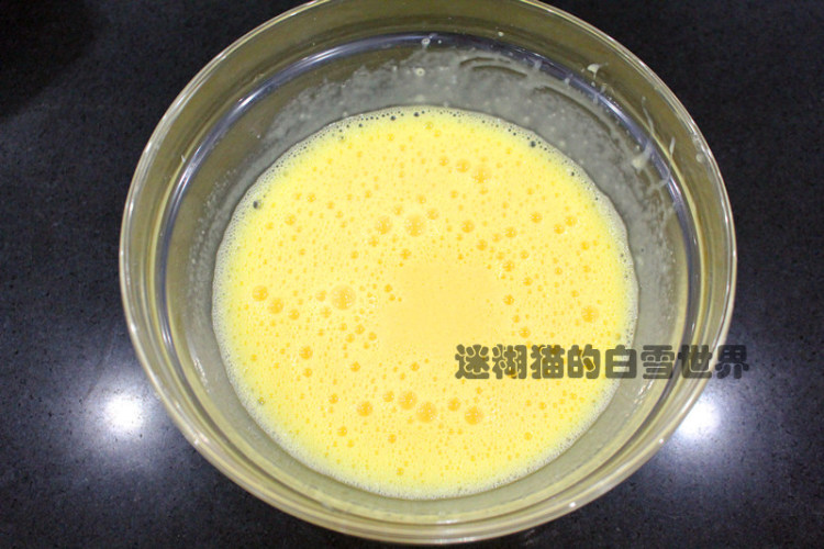 8寸戚风蛋糕步骤3