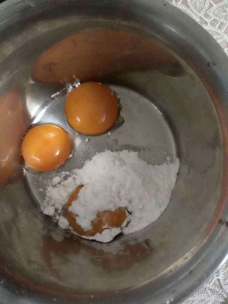 奶油夹心蛋糕步骤2