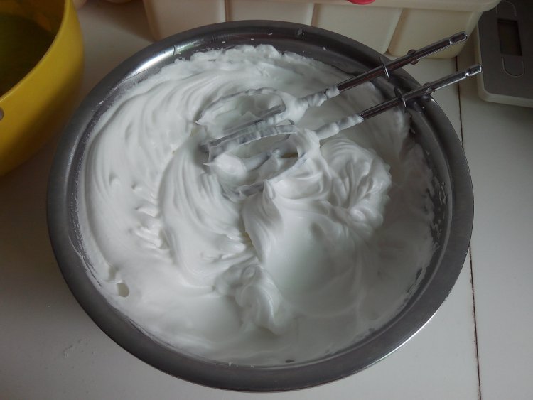 菠菜红豆蛋糕步骤6