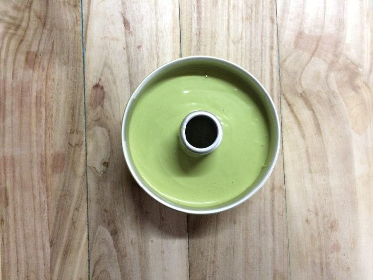 橙皮抹茶戚风蛋糕步骤11