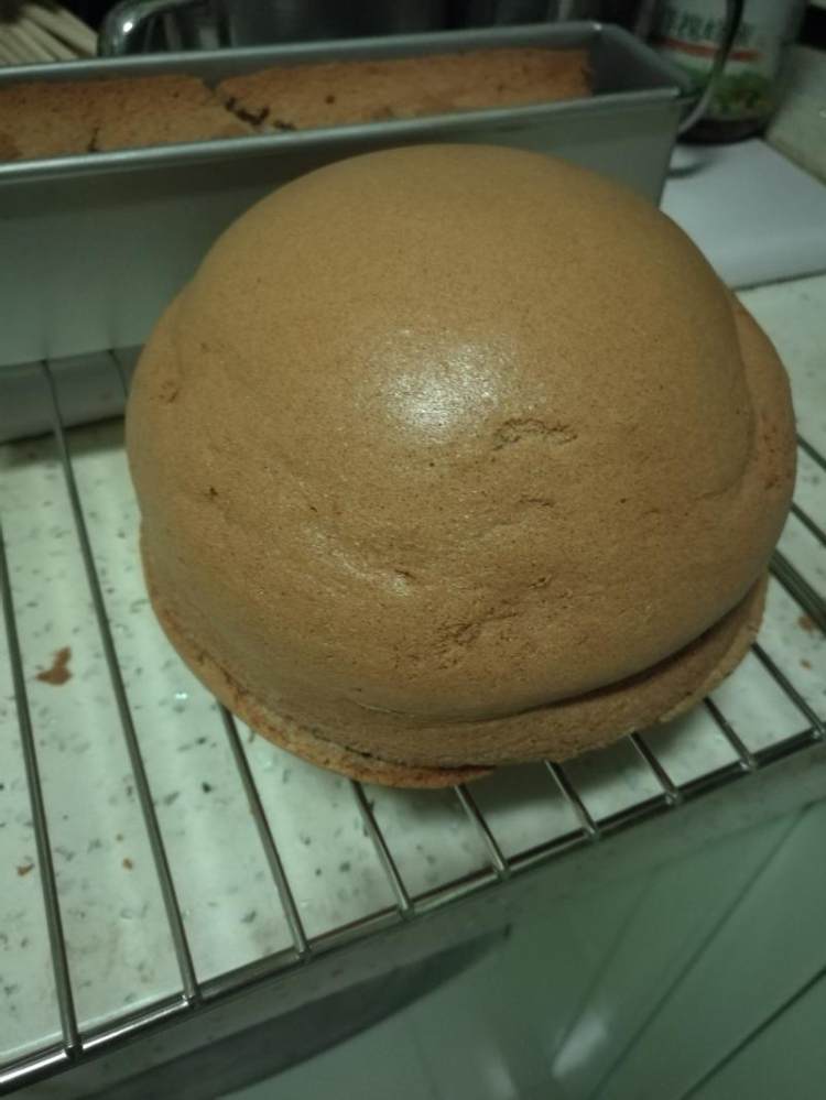 篮球蛋糕步骤8