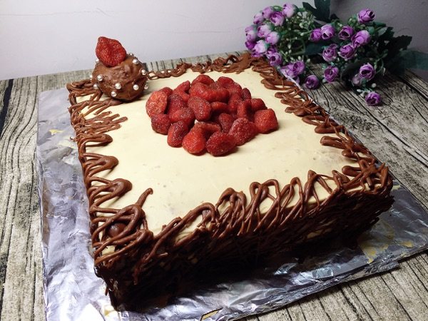 草莓巧克力蛋糕步骤32