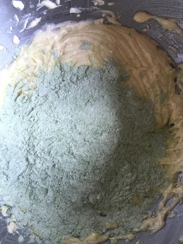 甘纳豆抹茶杯子蛋糕步骤9