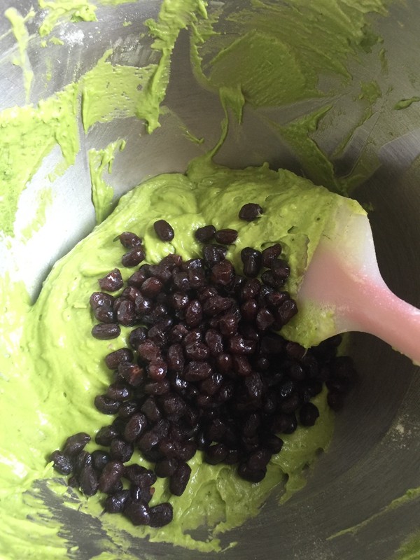 甘纳豆抹茶杯子蛋糕步骤19