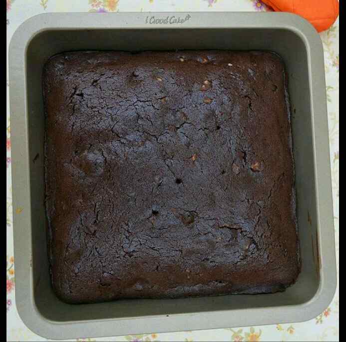 巧克力杏仁蛋糕步骤8