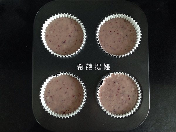南瓜蓝莓马芬步骤10