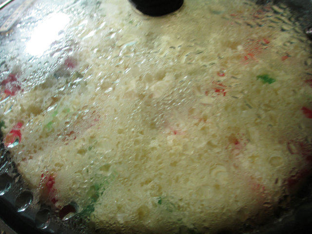 红绿丝蒸蛋糕步骤10