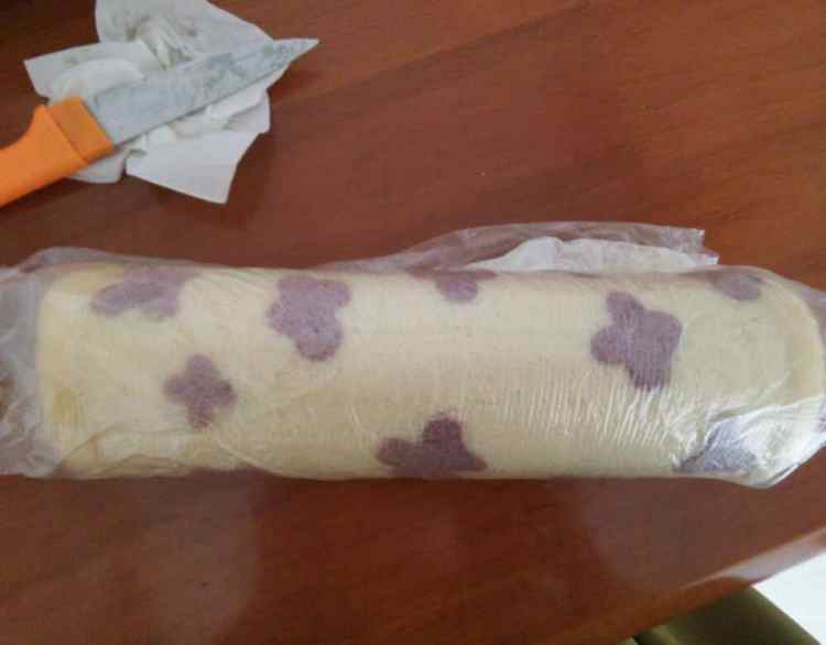 彩绘紫薯芒果蛋糕卷步骤14