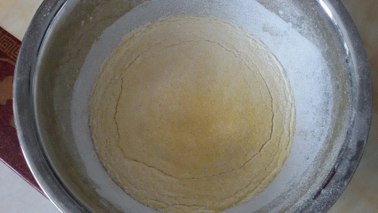 桂花玉米蛋糕步骤4