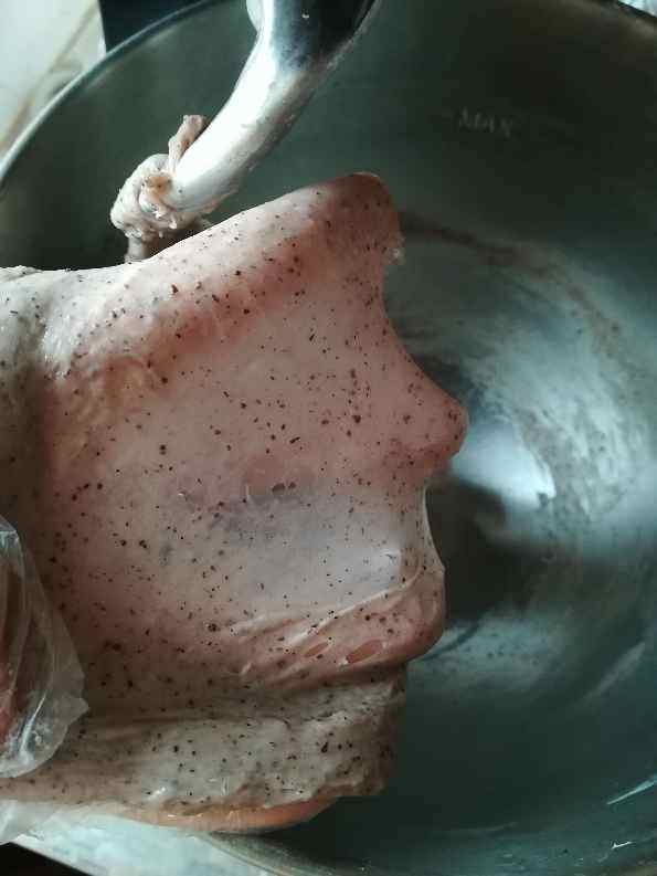 紫米红豆面包步骤6