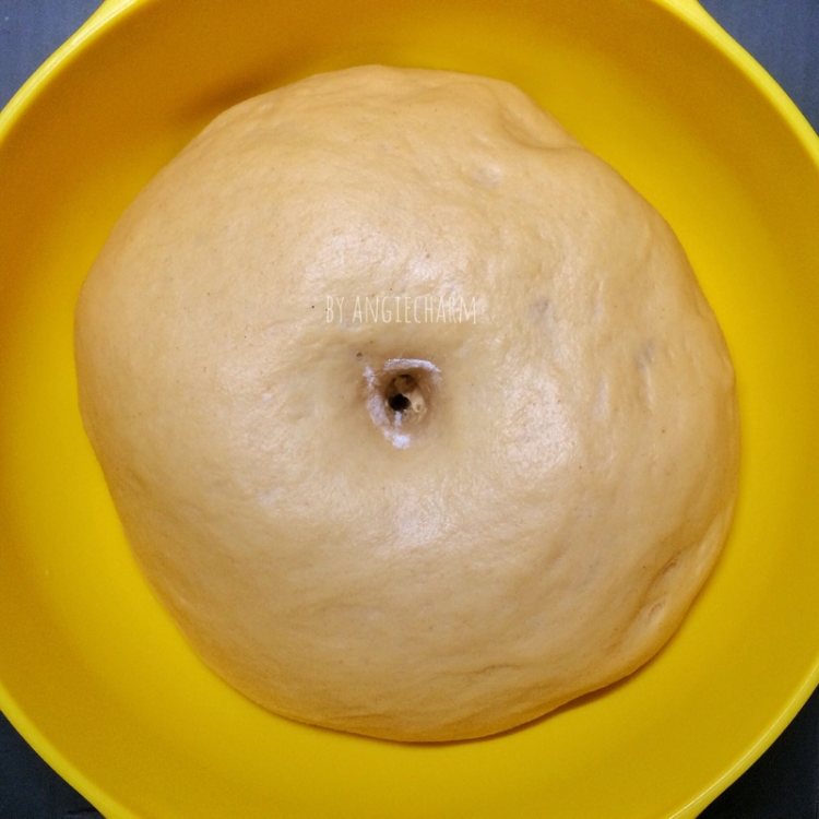 汤种炼乳黄豆粉面包步骤7