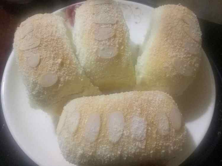 椰蓉红豆面包步骤13
