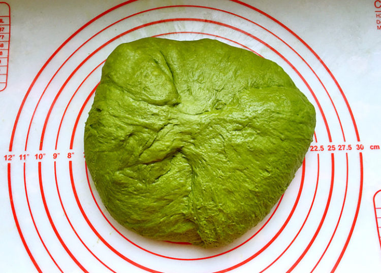 抹茶麻薯红豆面包步骤11