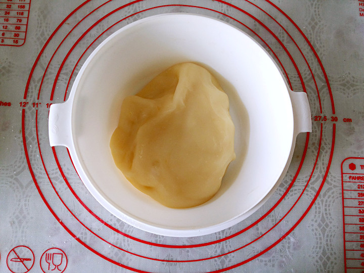 抹茶麻薯红豆面包步骤9