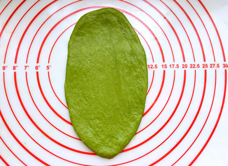 抹茶麻薯红豆面包步骤13