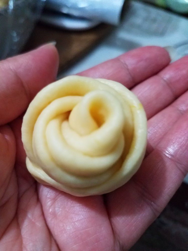 玫瑰花花环面包步骤19
