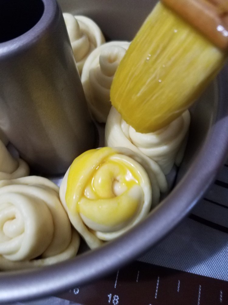 玫瑰花花环面包步骤23