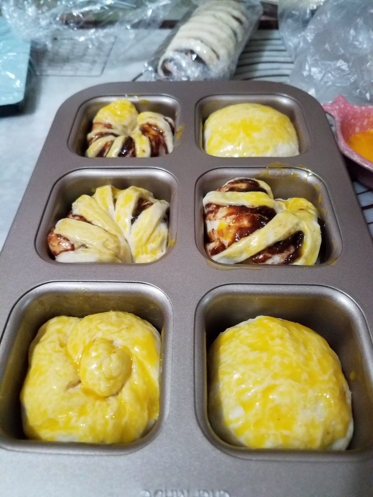 小方块花式餐包步骤24