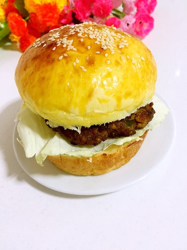 黄金肉饼汉堡步骤11