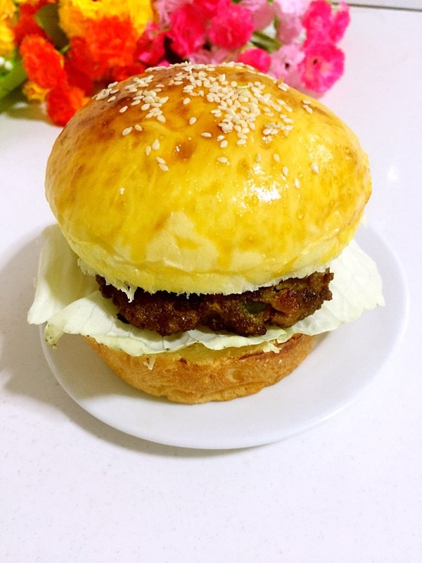 黄金肉饼汉堡步骤12