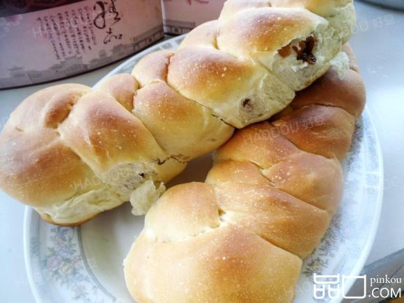 夹心编花面包