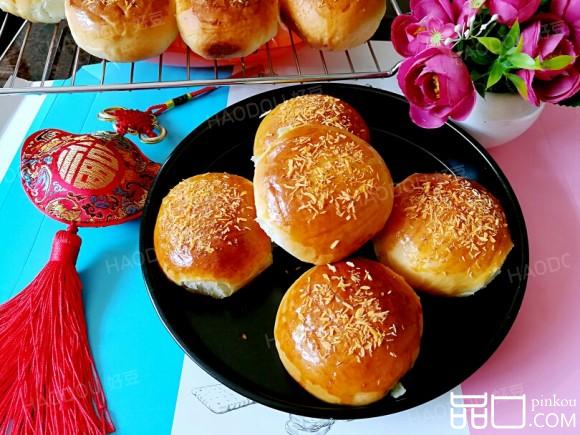 菠萝大枣馅面包