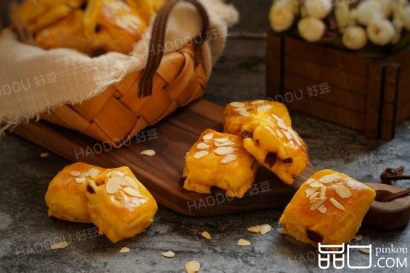 南瓜蔓越莓面包块