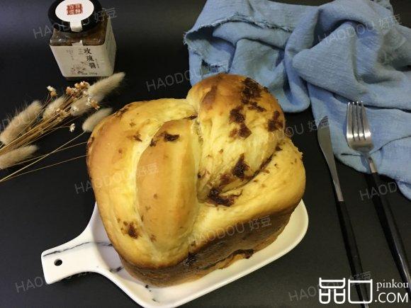 玫瑰花酱红薯吐司