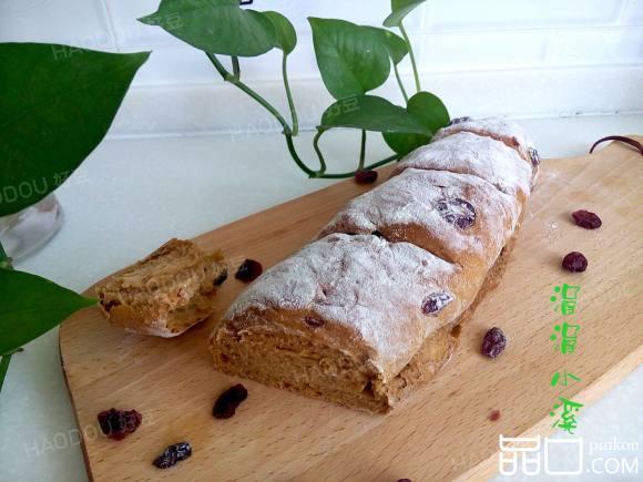 红糖全麦蔓越莓面包