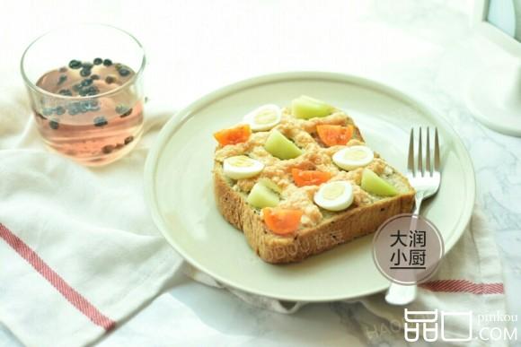 蛋白花样土司