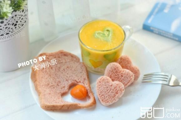 少女心红丝绒土司