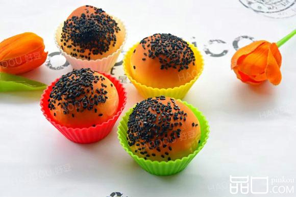 黑芝麻面包球