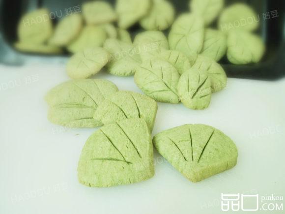 抹茶叶子饼干