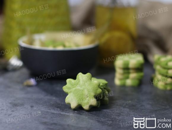 抹茶相色饼干