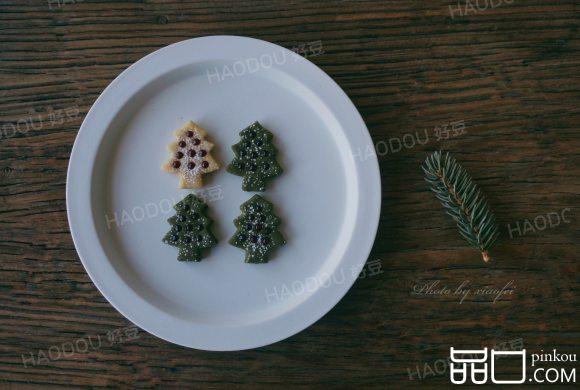 圣诞树双色夹心饼干
