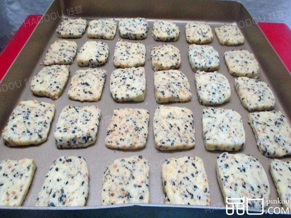 芝麻黄油饼干#新鲜从