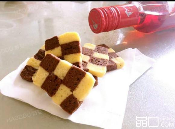 巧克力棋格饼干
