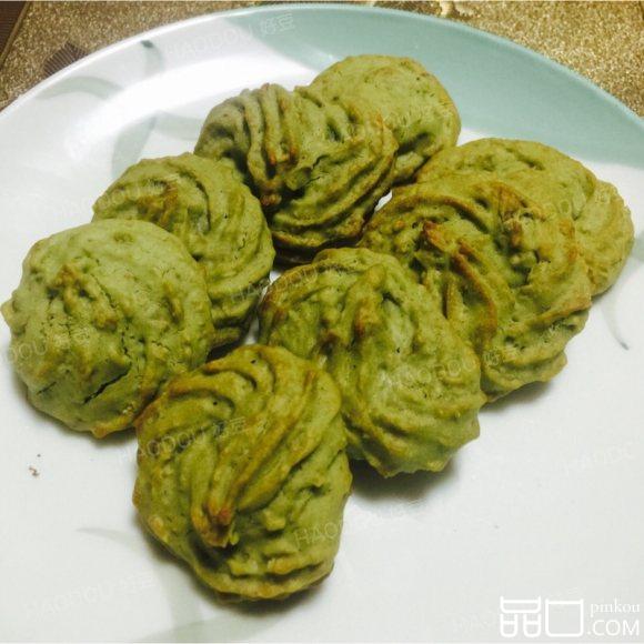 抹茶燕麦饼干