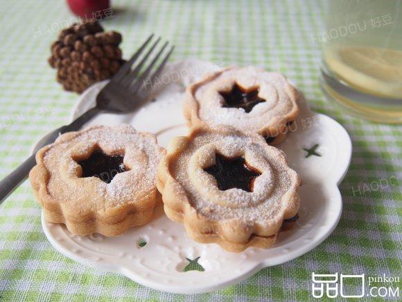 玫瑰酱夹心饼干