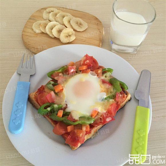 微波炉吐司披萨