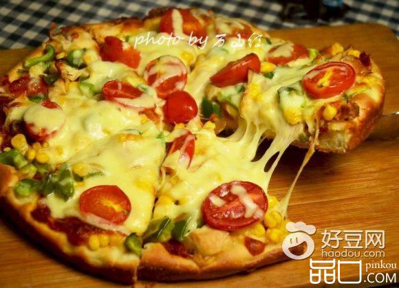 鸡肉玉米披萨