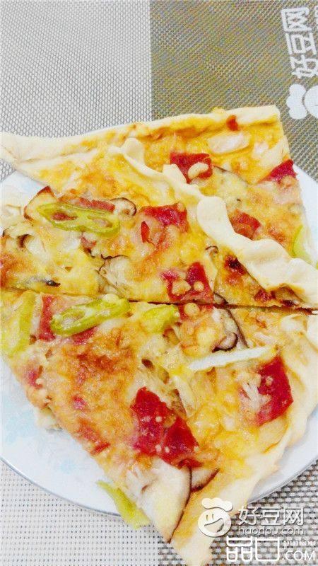 香菇培根披萨
