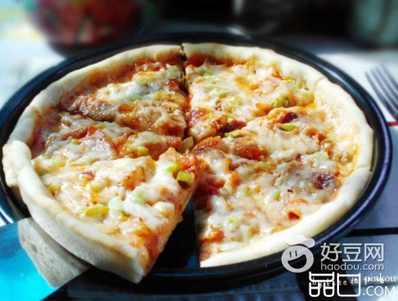 泡菜五花肉披萨