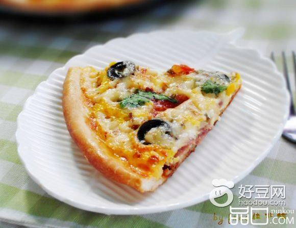 培根鸡蛋披萨